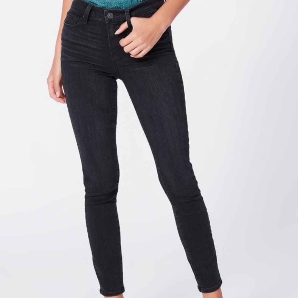 Paige Hoxyon Ankle Jeans - Black Wash - 27
